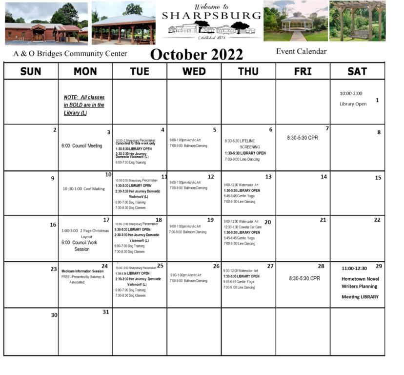 Sharpsburg, GA Official Town site