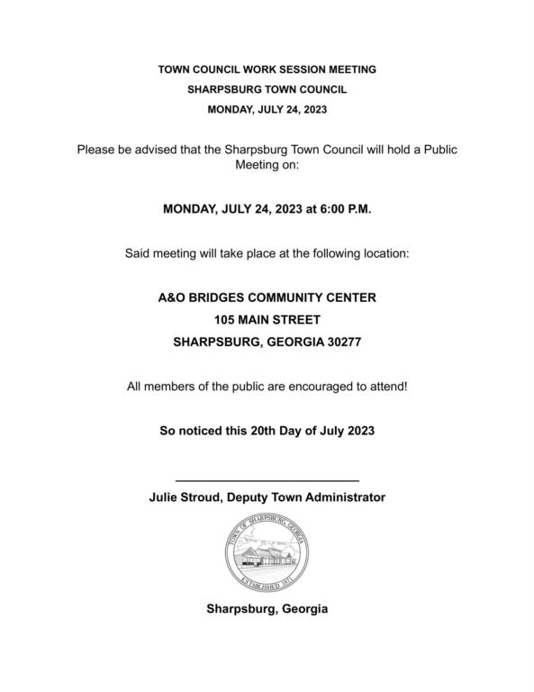 Sharpsburg, GA Official City site